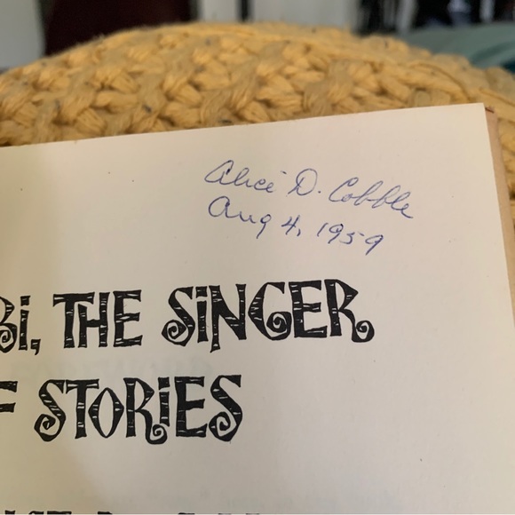 Alice D. Cobble / WEMBI THE SINGER OF STORIES Signed 1st Edition 1959. - Picture 6 of 11